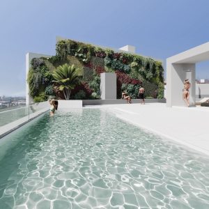 CASALDUCH-Piscina VISTA JARDIN VERTICAL ARTIFICIAL HD